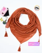 روسری ساده نخی ضد چروک قواره کوچک کد 1465 - Image 19