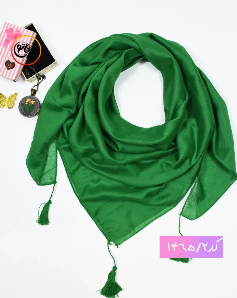روسری ساده نخی قواره کوچک