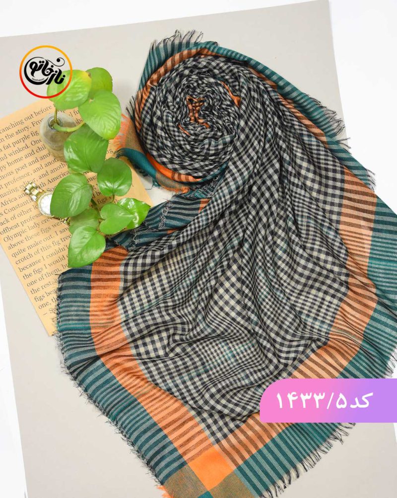 روسری ضد چروک راه راه کد 1433 - Image 6