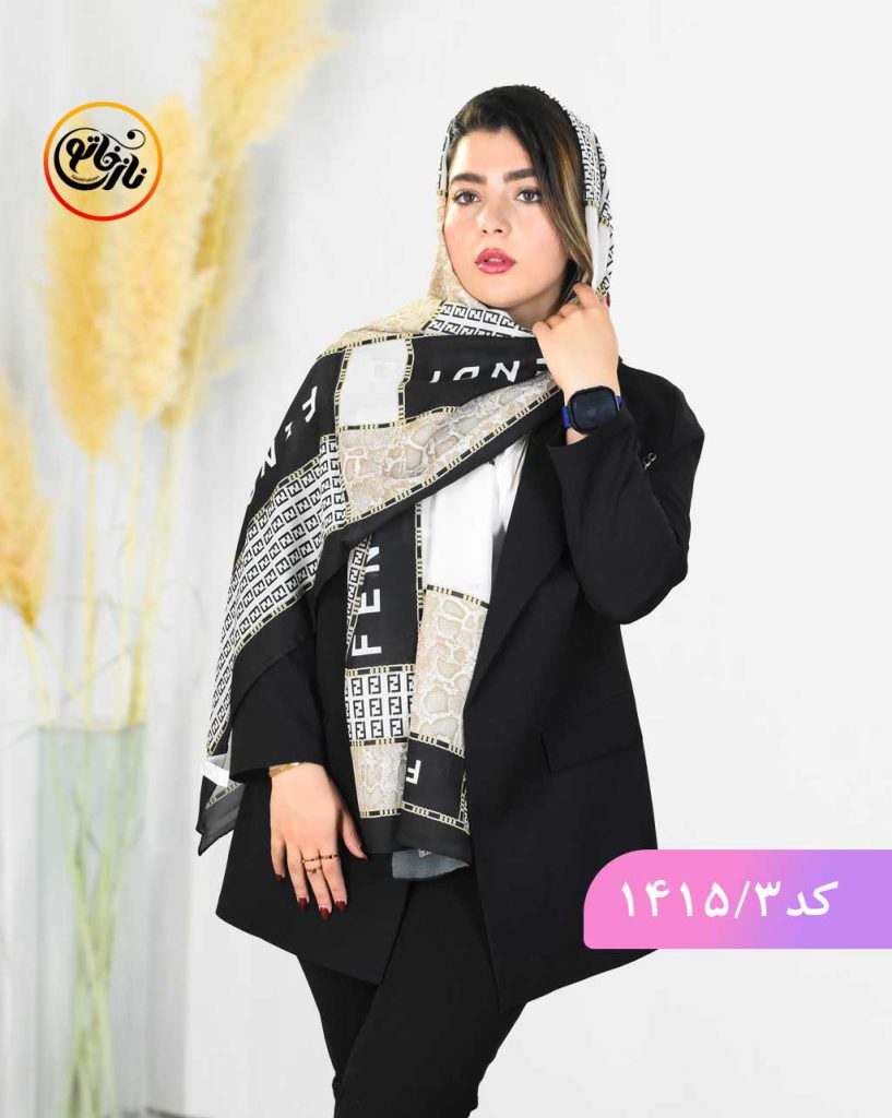 ست کردن شال با مانتو مشکی