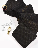 شال پلیسه طلا کوب