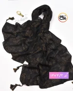 شال پلیسه طلا کوب کد 1474 - Image 4