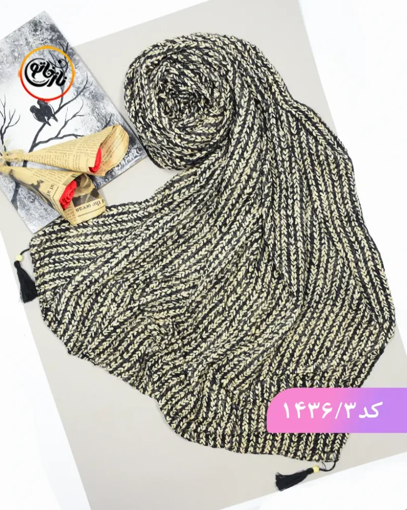 شال نخی گندم کد 1436 - Image 4