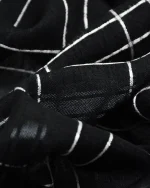 شال خط دار نخی کد 1464 - Image 3