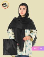 روسری مشکی ژاکارد ارزان