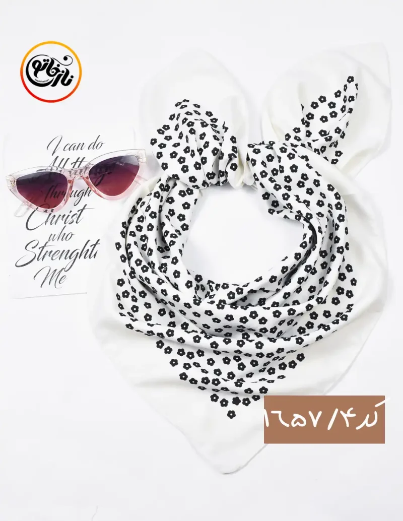 مینی اسکارف گل ریز کد 1657 - Image 5