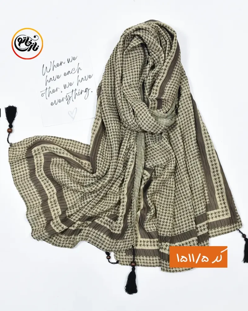 شال پلیسه نسکافه ای کد1511 - Image 6