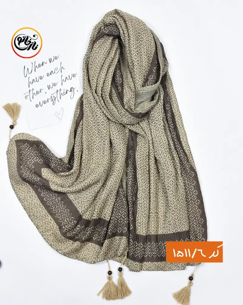 شال پلیسه نسکافه ای کد1511 - Image 7