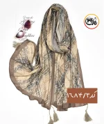 شال برشکا طرحدار کد 1684 - Image 4