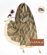 شال برشکا طرحدار کد 1684 - Image 8