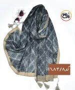 شال برشکا طرحدار کد 1684 - Image 9