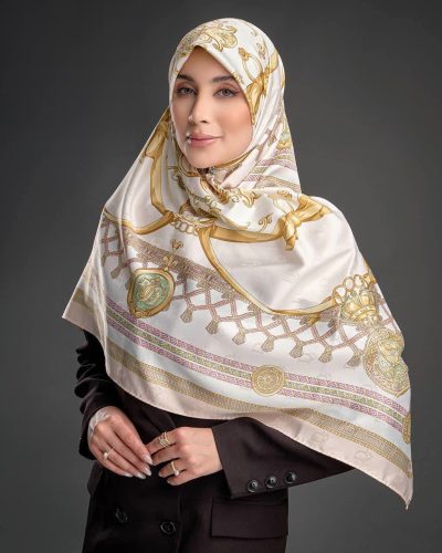 روسری مجلسی شیک قواره بزرگ