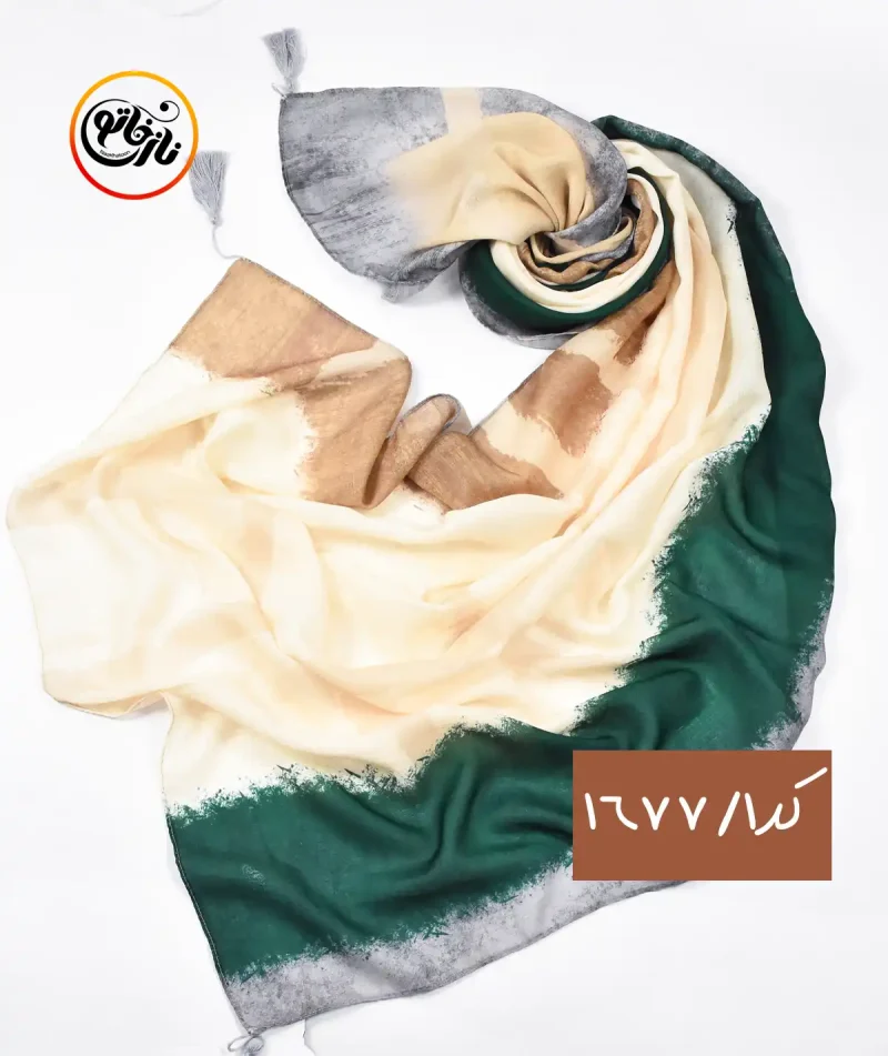 شال نخی ابرنگی کد 1677 - Image 1