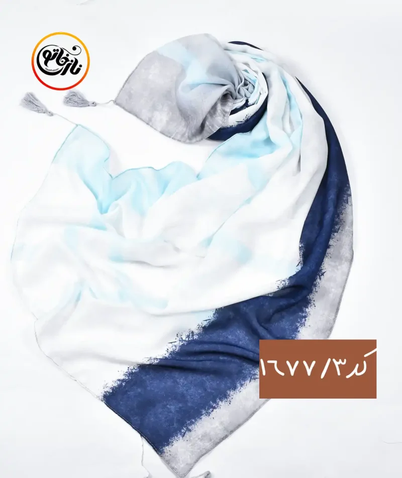 شال نخی ابرنگی کد 1677 - Image 3