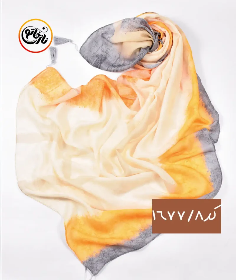 شال نخی ابرنگی کد 1677 - Image 8