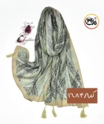 شال برشکا طرحدار کد 1684 - Image 2