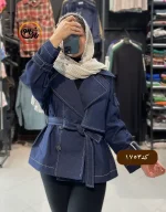 ترنچ کت جین کد 1754