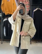 مانتو لینن ترکیبی زنانه