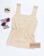 تاپ بافت یقه دلبر