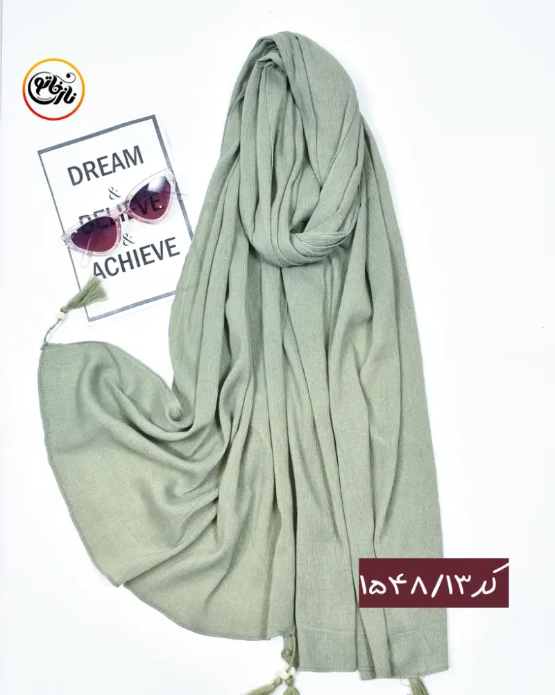شال پلیسه ریز نخی کد 1548 - Image 14