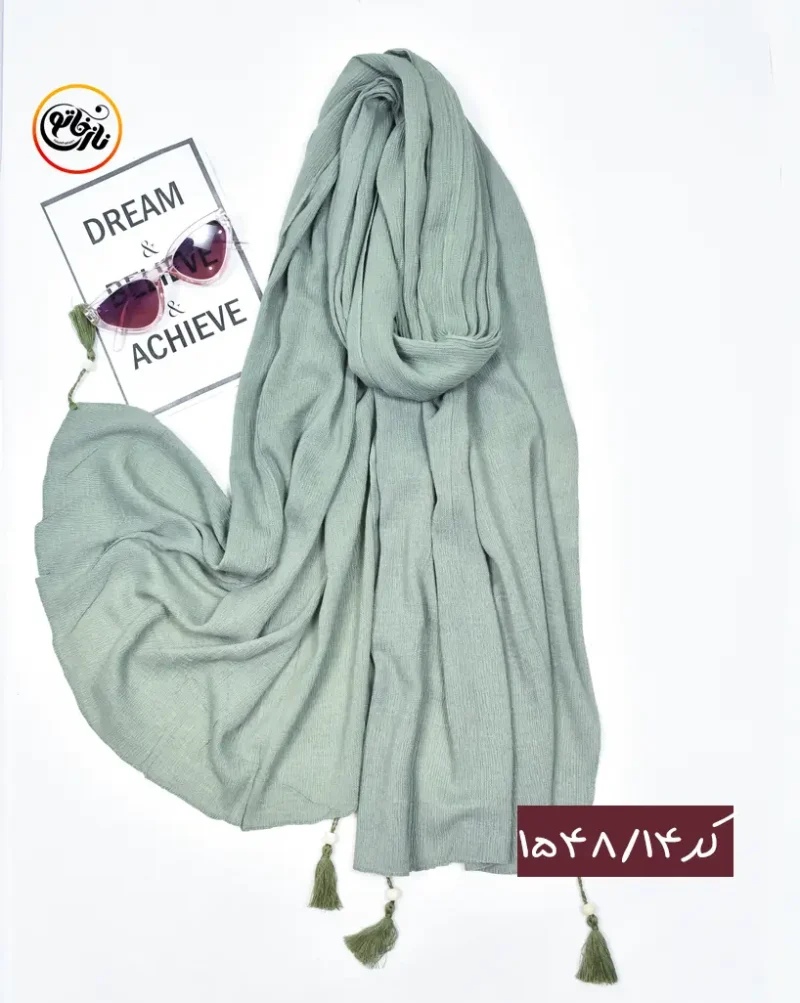 شال پلیسه ریز نخی کد 1548 - Image 15