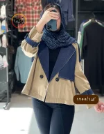 ترنچ کت ترکیبی جین