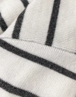 ست بافت راه راه طوسی کد 1786 - Image 3