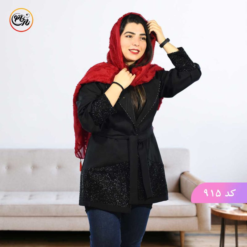مانتو کتی لمه دار