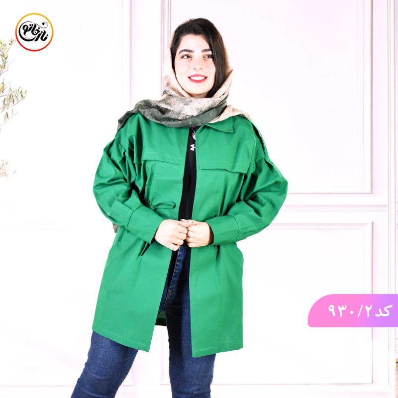 مانتو لینن رنگی اسپرت