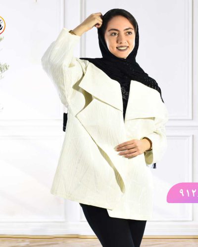 مانتو ژاکارد دو یقه