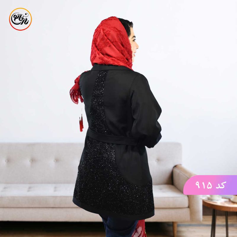 مانتو کتی لمه دار کد 915 - Image 4