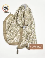 شال کرمی گل