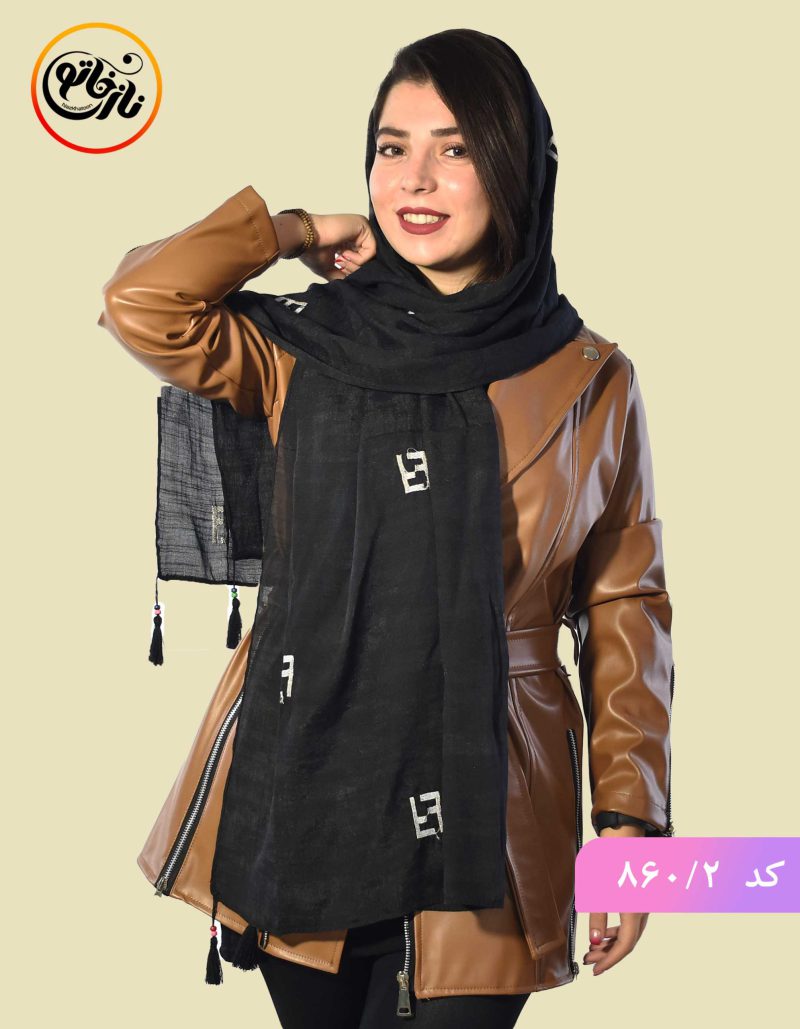 شال مشکی کد 860 - Image 2