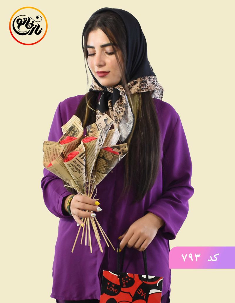 لی اسکارف حاشیه پلنگی کد 793 - Image 3