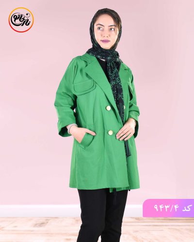 مانتو کتی لینن رنگی