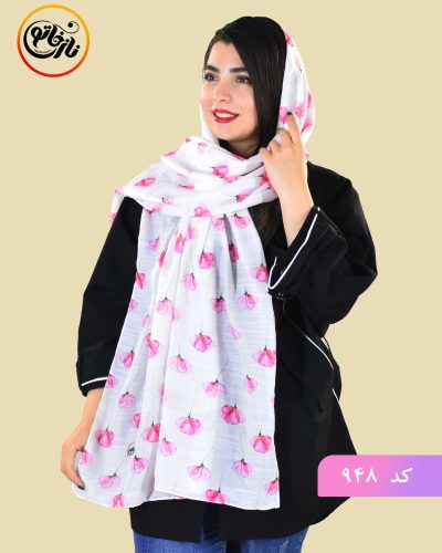 شال نخی شقایق کد948