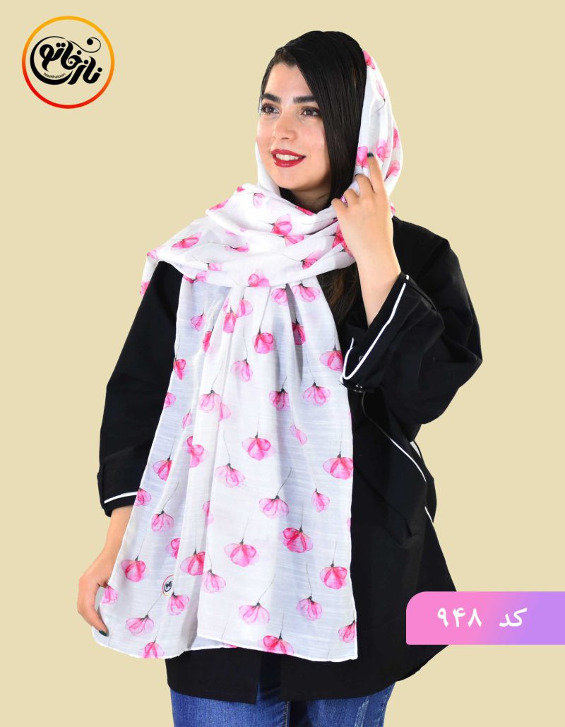 شال نخی شقایق کد948 - Image 1