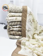 شال کرم نسکافه ای