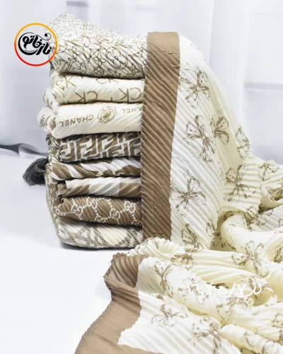 شال کرم نسکافه ای
