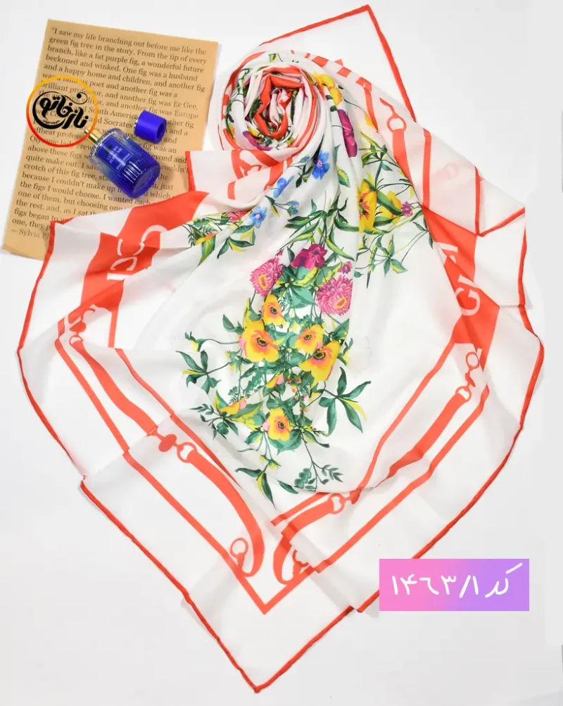 روسری حریر نخ