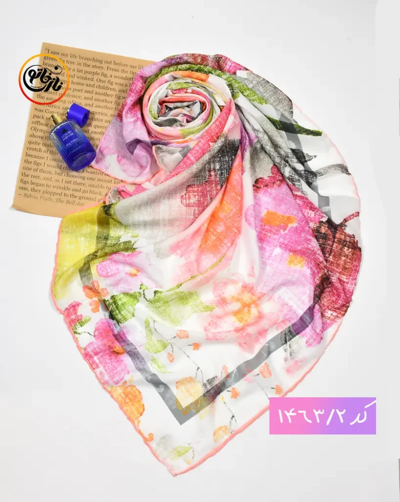 روسری حریر نخ 1463 - Image 4