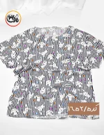 تیشرت نخی طرحدار کد 1652 - Image 6