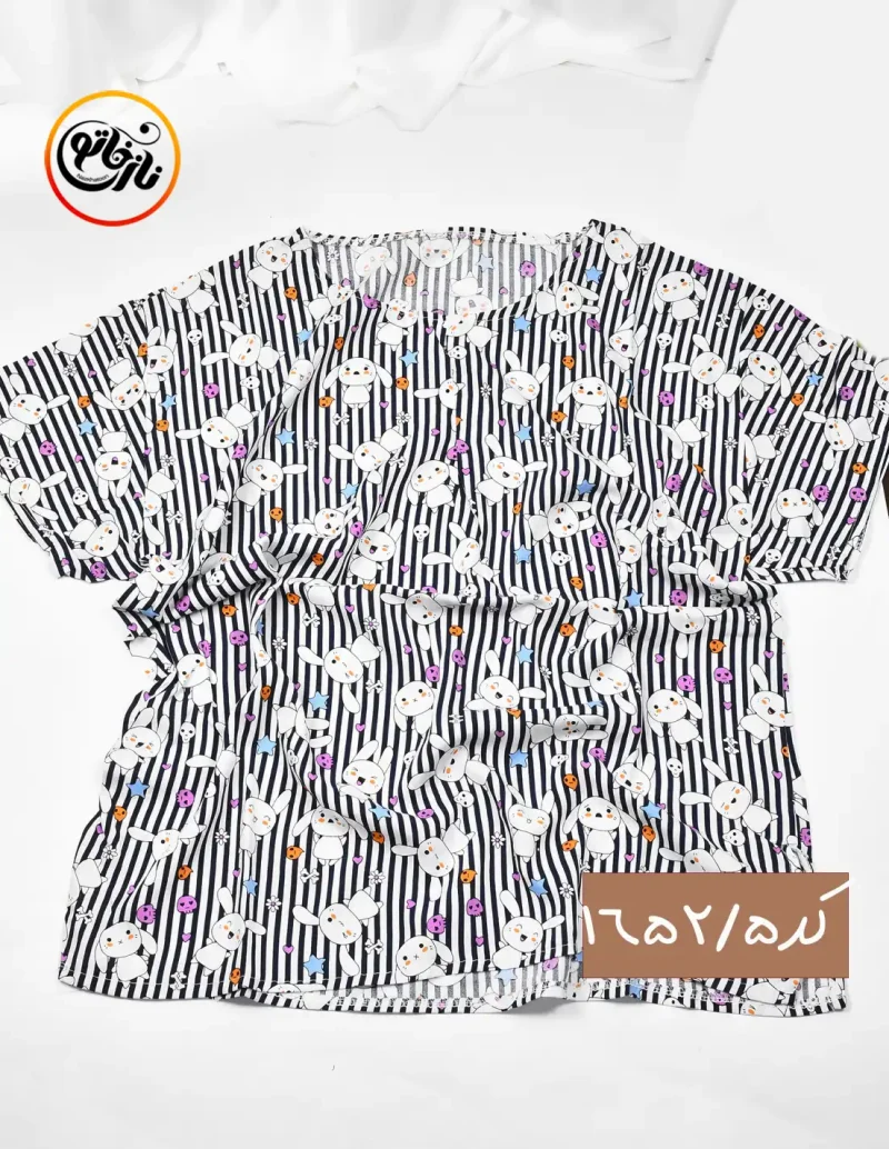 تیشرت نخی طرحدار کد 1652 - Image 6
