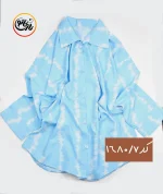 شومیز راه راه ترند کد 1680 - Image 9