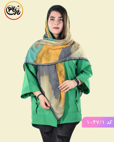 روسری گارزا ژاکارد اذین