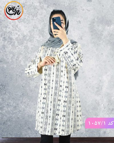 مانتو جلو بسته برهون طوسی