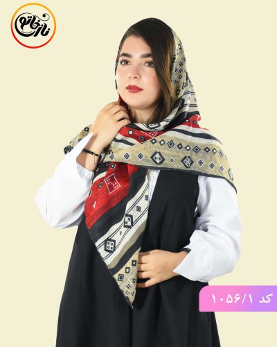 روسری نخی اناهیتا قرمز1