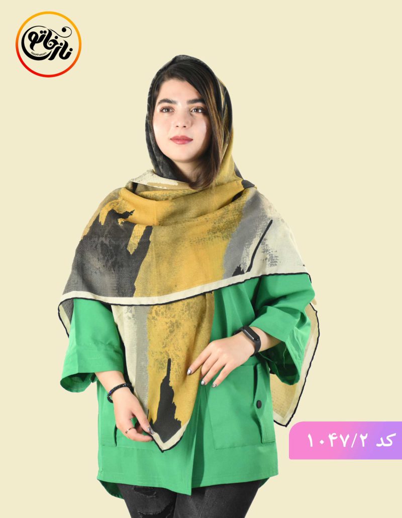 روسری گارزا ژاکارد اذین کد 1047 - Image 3
