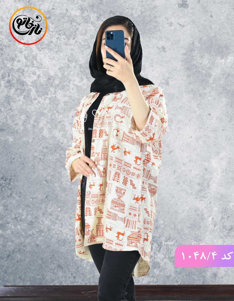 مانتو لینن طرحدار تهمینه4