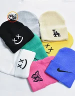 کلاه بافت رنگی رنگی